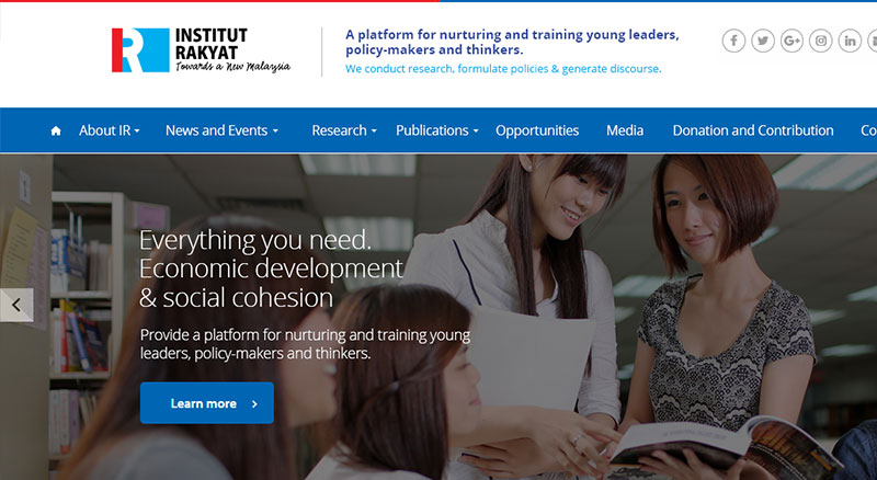 FIDO - Malaysia Freelance Web Designer Web Designer - Service Buat Website Institut Rakyat