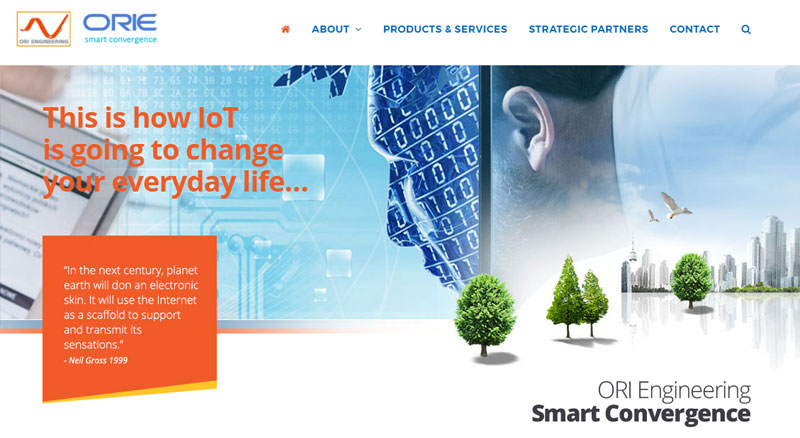 FIDO - Malaysia Freelance Web Designer Web Designer - Service Buat Website Orie.com.my - Engineering Company in Selangor