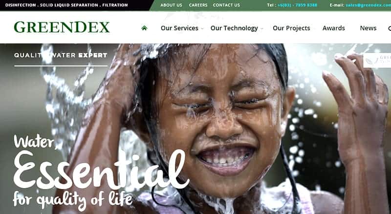 FIDO - Malaysia Freelance Web Designer Web Designer - Service Buat Website One-stop turnkey solution to Quality Water - Greendex Malaysia Sdn Bhd