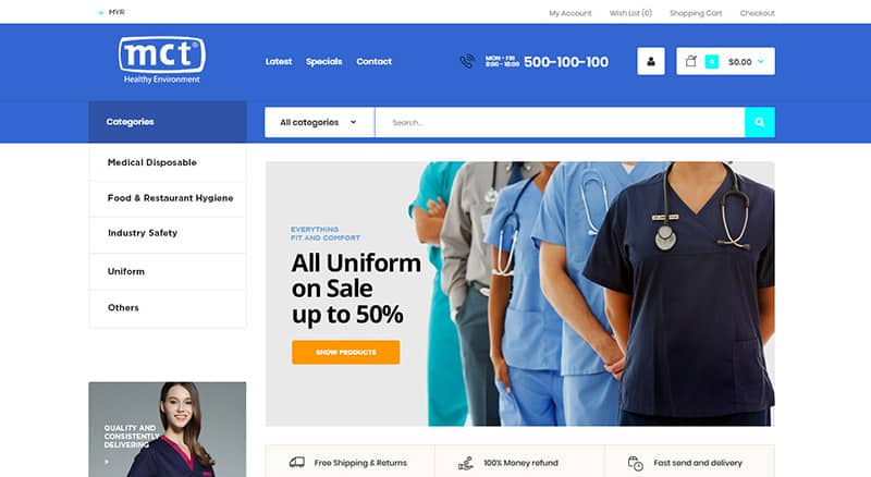 FIDO - Malaysia Freelance Web Designer Web Designer - Service Buat Website MCT Industrial Sdn. Bhd.