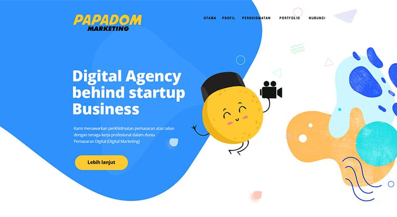 FIDO - Malaysia Freelance Web Designer Web Designer - Service Buat Website Papadom Marketing