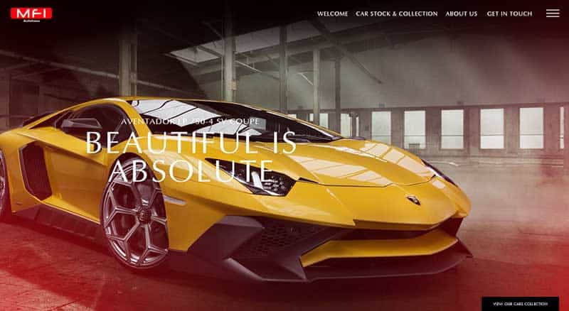 FIDO - Malaysia Freelance Web Designer Web Designer - Service Buat Website MFI AUTOHAUS - Malaysia’s Top Luxury Car Dealers