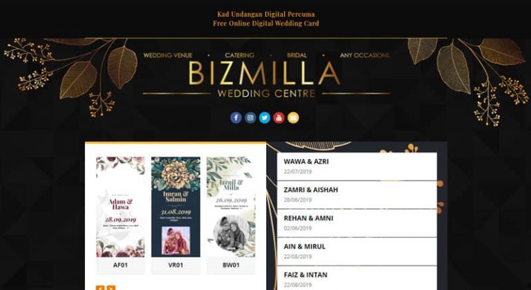 Kad Undangan Digital Bizmilla