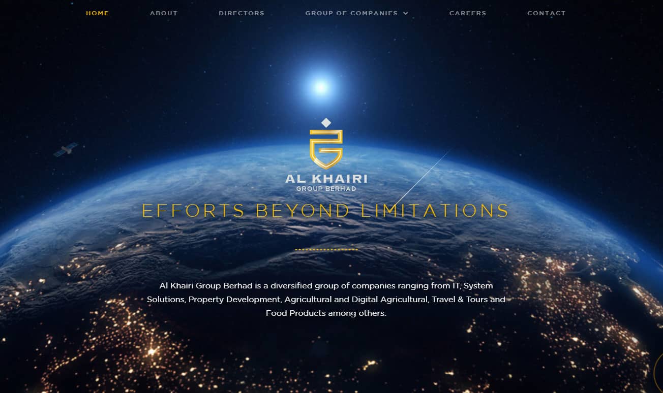 FIDO - Malaysia Freelance Web Designer Web Designer - Service Buat Website Al Khairi Group Berhad