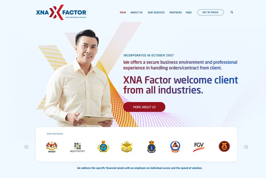FIDO - Malaysia Freelance Web Designer Web Designer - Service Buat Website XNA Factor