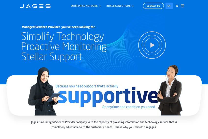 FIDO - Malaysia Freelance Web Designer Web Designer - Service Buat Website JAGES Managed IT Solutions