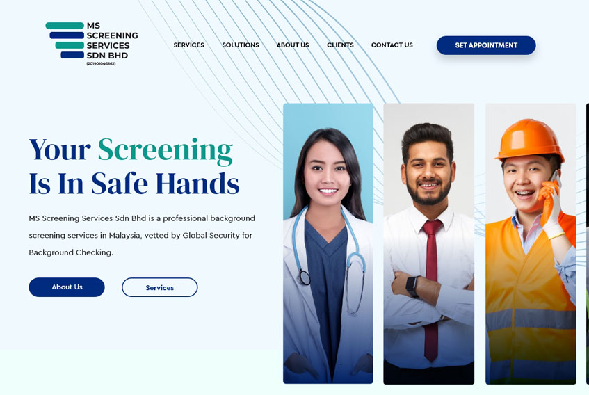 FIDO - Malaysia Freelance Web Designer Web Designer - Service Buat Website MS Screening Sdn Bhd