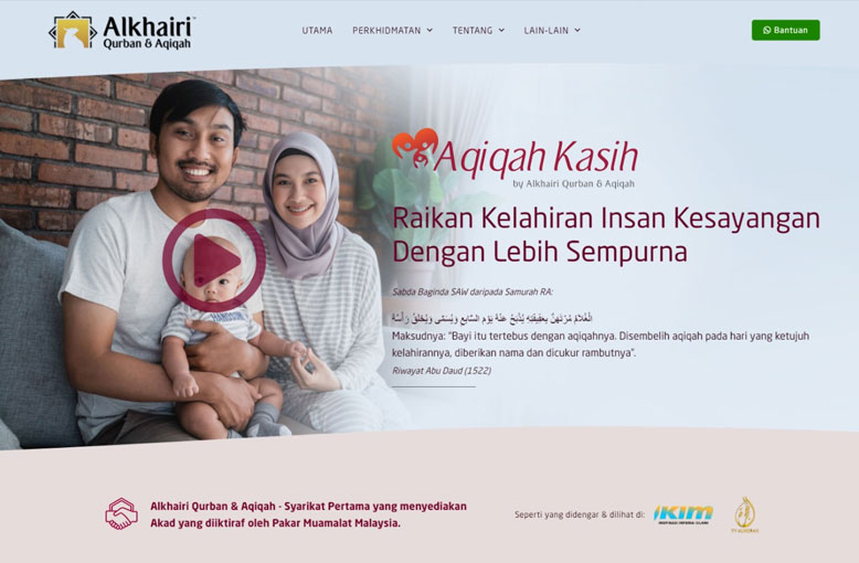 FIDO - Malaysia Freelance Web Designer Web Designer - Service Buat Website Qurban Aqiqah