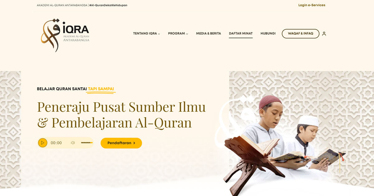 Web Design Service for IQRA