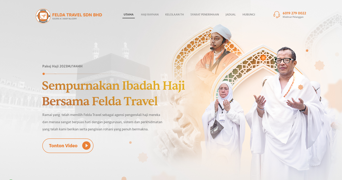 FIDO - Malaysia Freelance Web Designer Web Designer - Service Buat Website Felda Travel & Tours