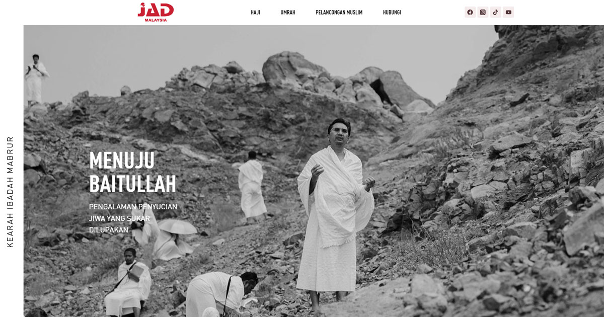 FIDO - Malaysia Freelance Web Designer Web Designer - Service Buat Website JAD Travel