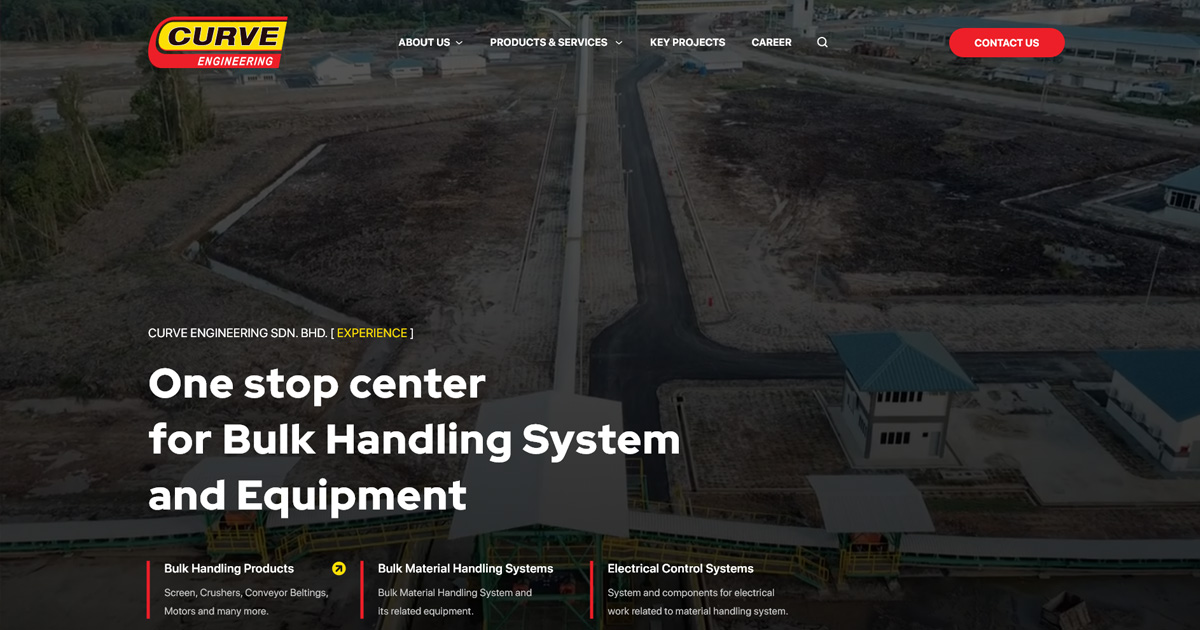 FIDO - Malaysia Freelance Web Designer Web Designer - Service Buat Website Curve Engineering Sdn Bhd