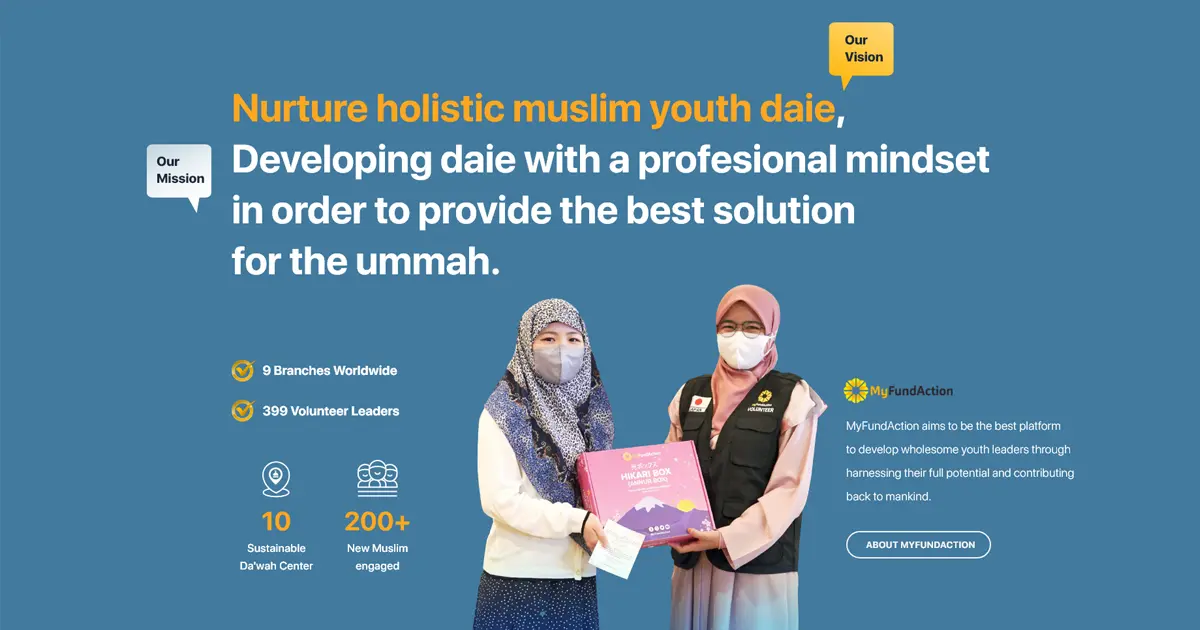 FIDO - Malaysia Freelance Web Designer Web Designer - Service Buat Website Awaken Faith by MyfundAction