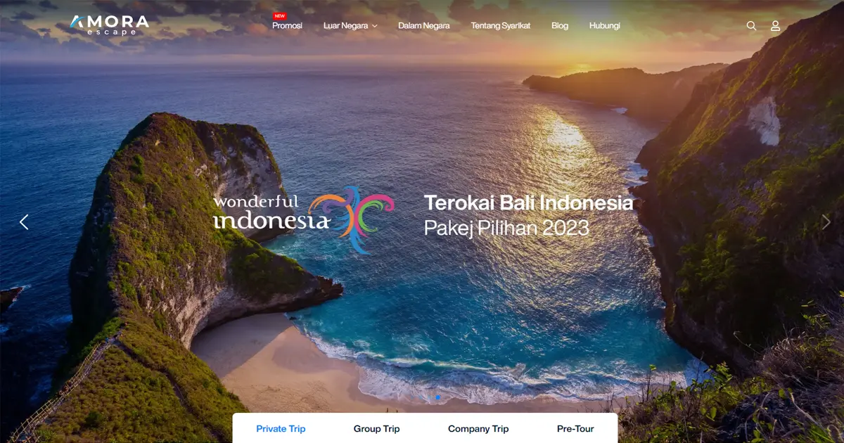 FIDO - Malaysia Freelance Web Designer Web Designer - Service Buat Website Amora Escape