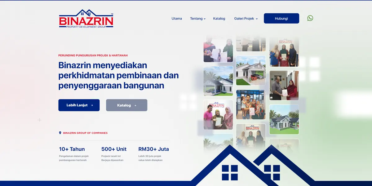 FIDO - Malaysia Freelance Web Designer Web Designer - Service Buat Website Binazrin Group