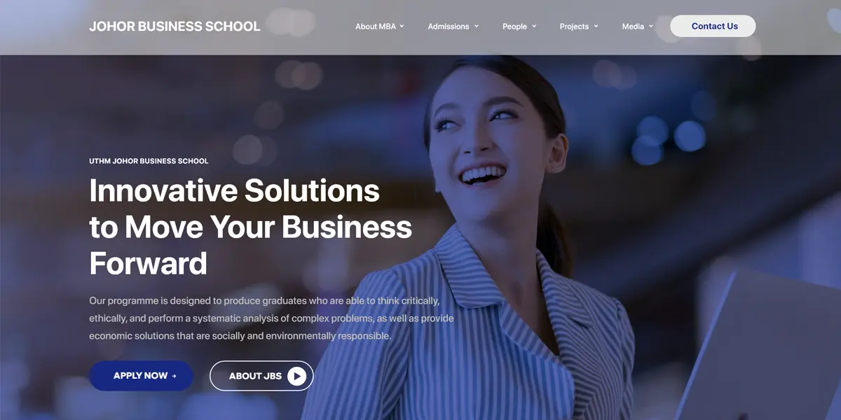 FIDO - Malaysia Freelance Web Designer Web Designer - Service Buat Website Johor Business School