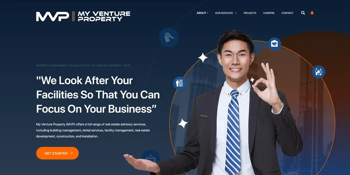 FIDO - Malaysia Freelance Web Designer Web Designer - Service Buat Website My Venture Property