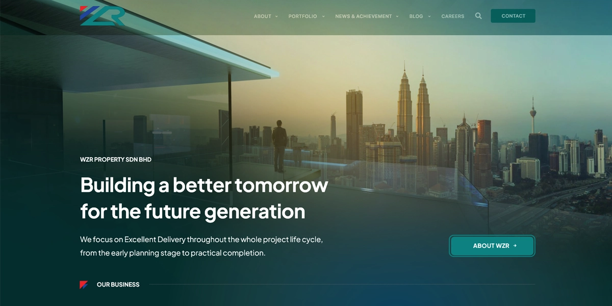 FIDO - Malaysia Freelance Web Designer Web Designer - Service Buat Website WZR Property